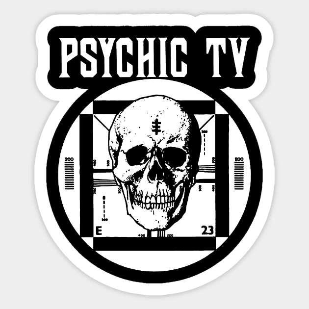 Psychic TV Sticker by innerspaceboy